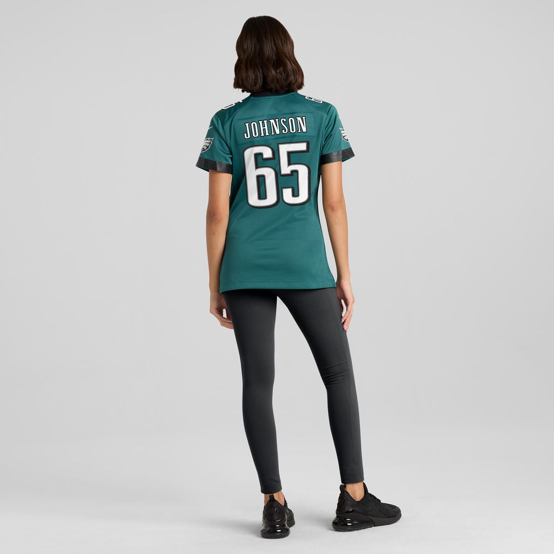Lane Johnson Philadelphia Eagles Nike Women's Alternate Game Jersey - Kelly Green