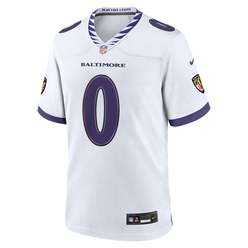 Roquan Smith Baltimore Ravens Nike Game Jersey - White