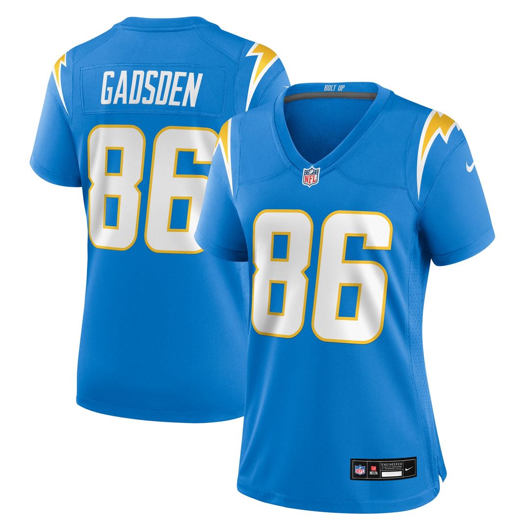 Oronde Gadsden Los Angeles Chargers Nike Women's Alternate Charger Power Game Jersey -  Gold