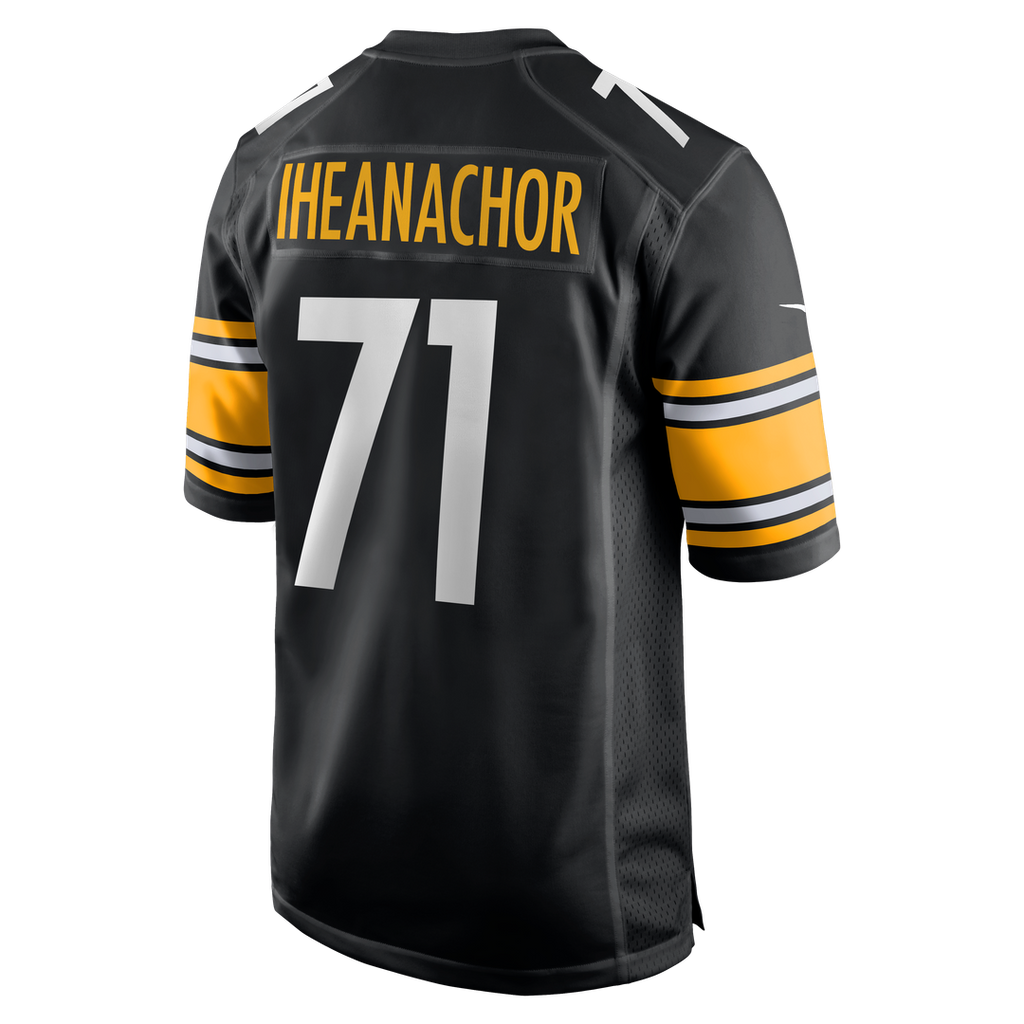 Max Iheanachor Pittsburgh Steelers Nike 2026 NFL Draft First Round Pick No. 21 Team Game Jersey - Black