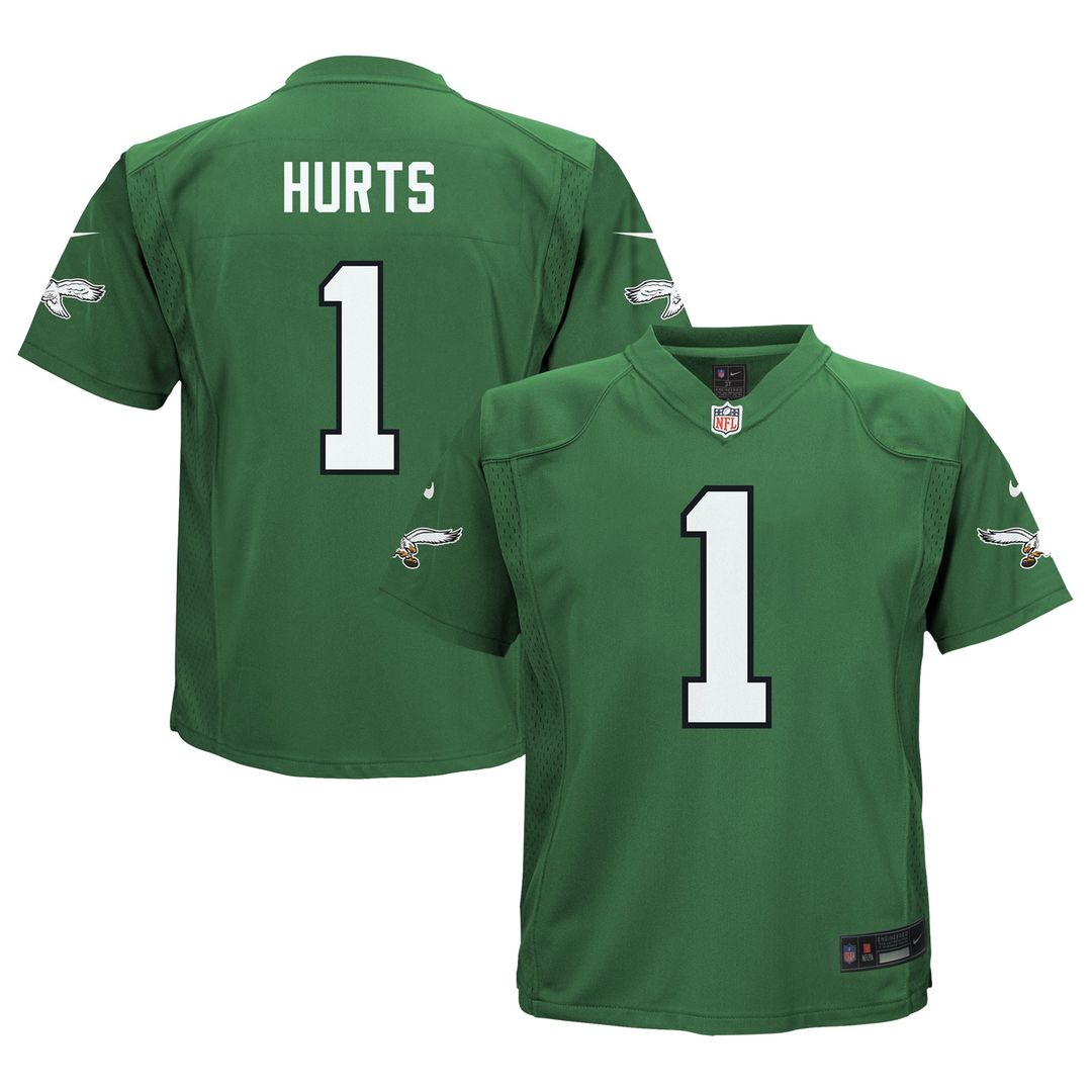 Jalen Hurts Philadelphia Eagles Nike Toddler Game Jersey - Midnight Green