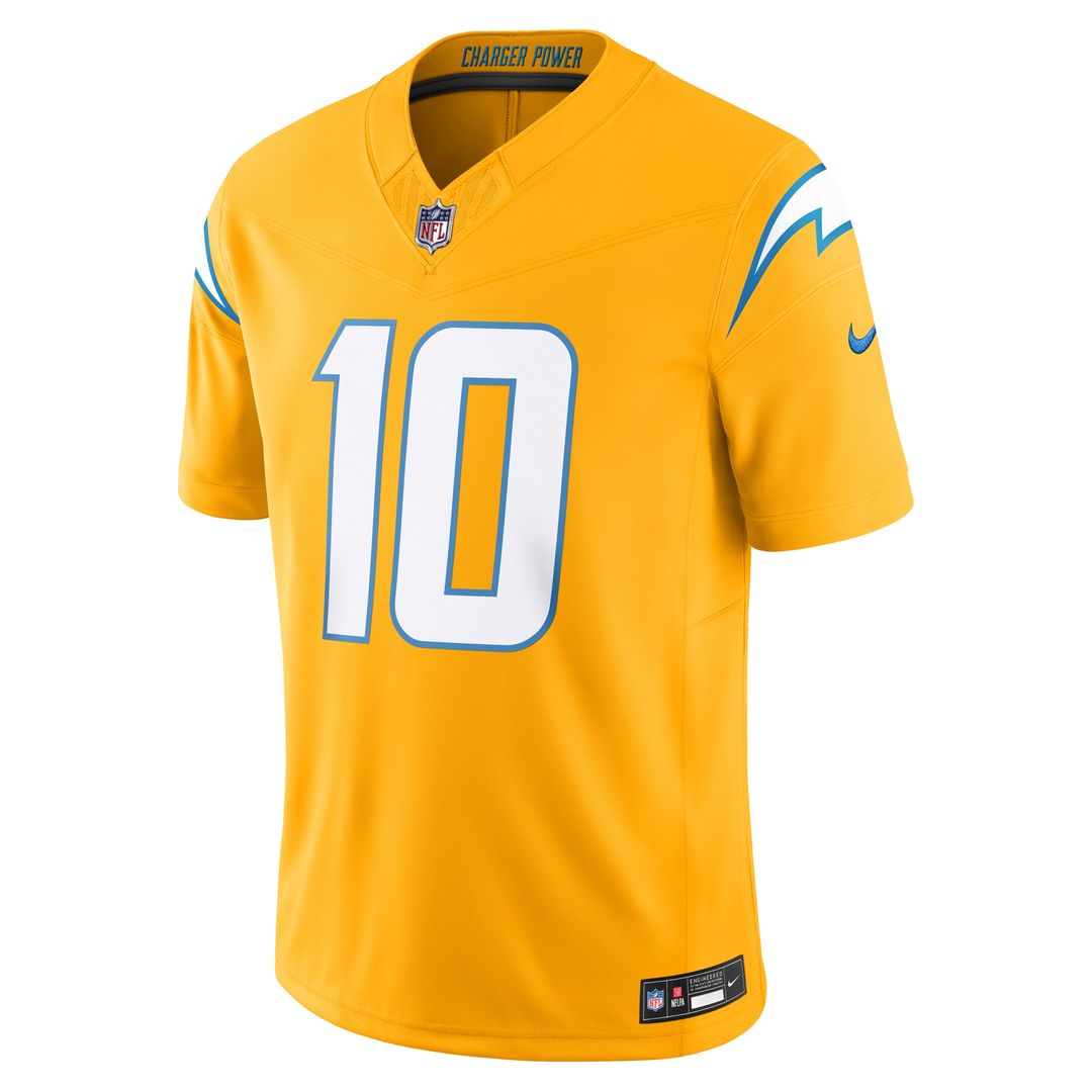 Justin Herbert Los Angeles Chargers Nike Vapor F.U.S.E. Limited Jersey - Powder Blue