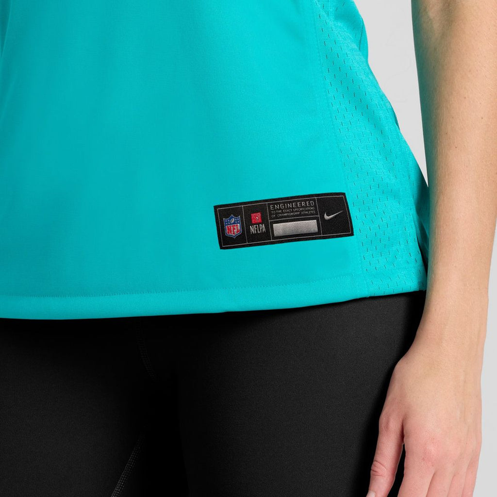 Aaron Brewer Miami Dolphins Nike Women's  Game Jersey -  Aqua