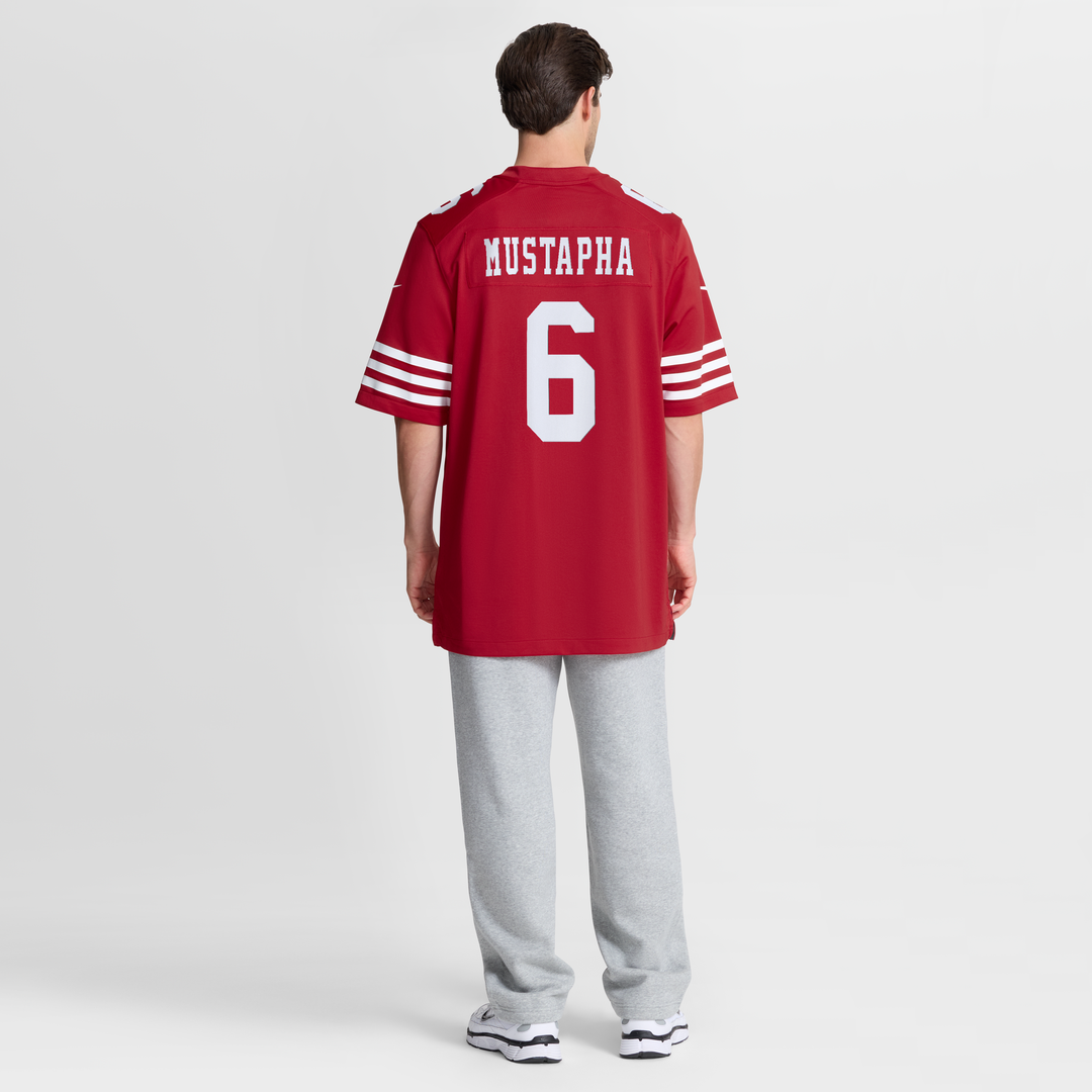 Malik Mustapha San Francisco 49ers Nike  Game Jersey -  Scarlet