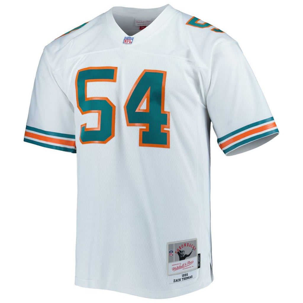 Zach Thomas Miami Dolphins Mitchell & Ness Legacy Replica Jersey - Aqua
