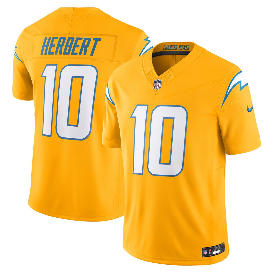 Justin Herbert Los Angeles Chargers Nike Vapor F.U.S.E. Limited Jersey - White