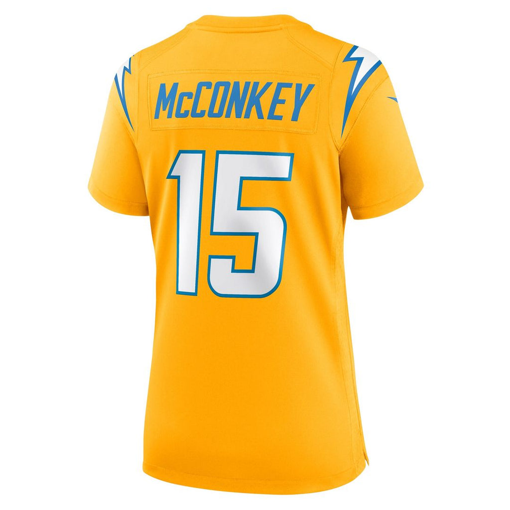Ladd McConkey Los Angeles Chargers Nike Women's  Game Jersey -  Powder Blue