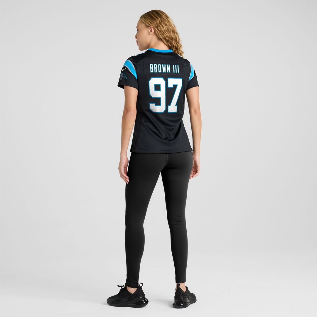 Bobby Brown III Carolina Panthers Nike Women's Team Game Jersey -  Black