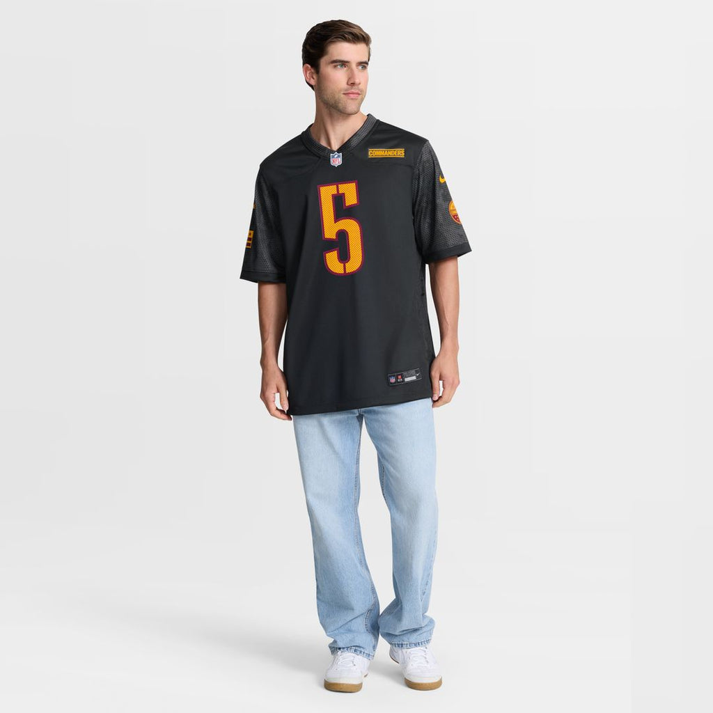 Jayden Daniels Washington Commanders Nike Alternate Game Player Jersey - Black