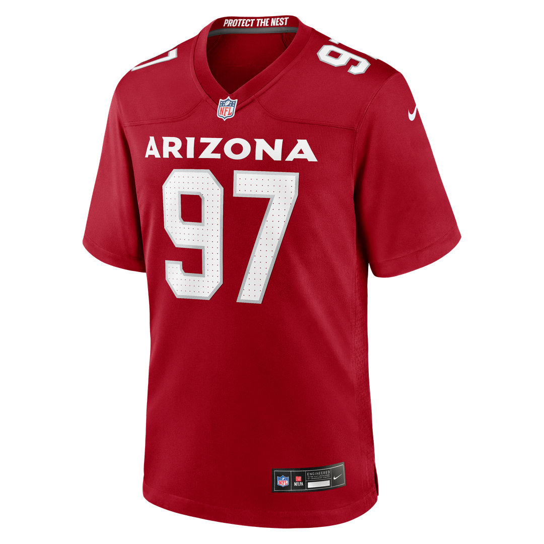 Walter Nolen Arizona Cardinals Nike Game Player Jersey - Cardinal