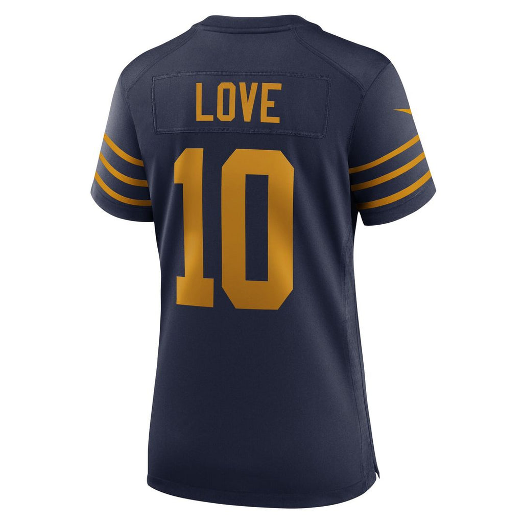 Jordan Love Green Bay Packers Nike Women's The 1923 Classic Game Jersey - Navy