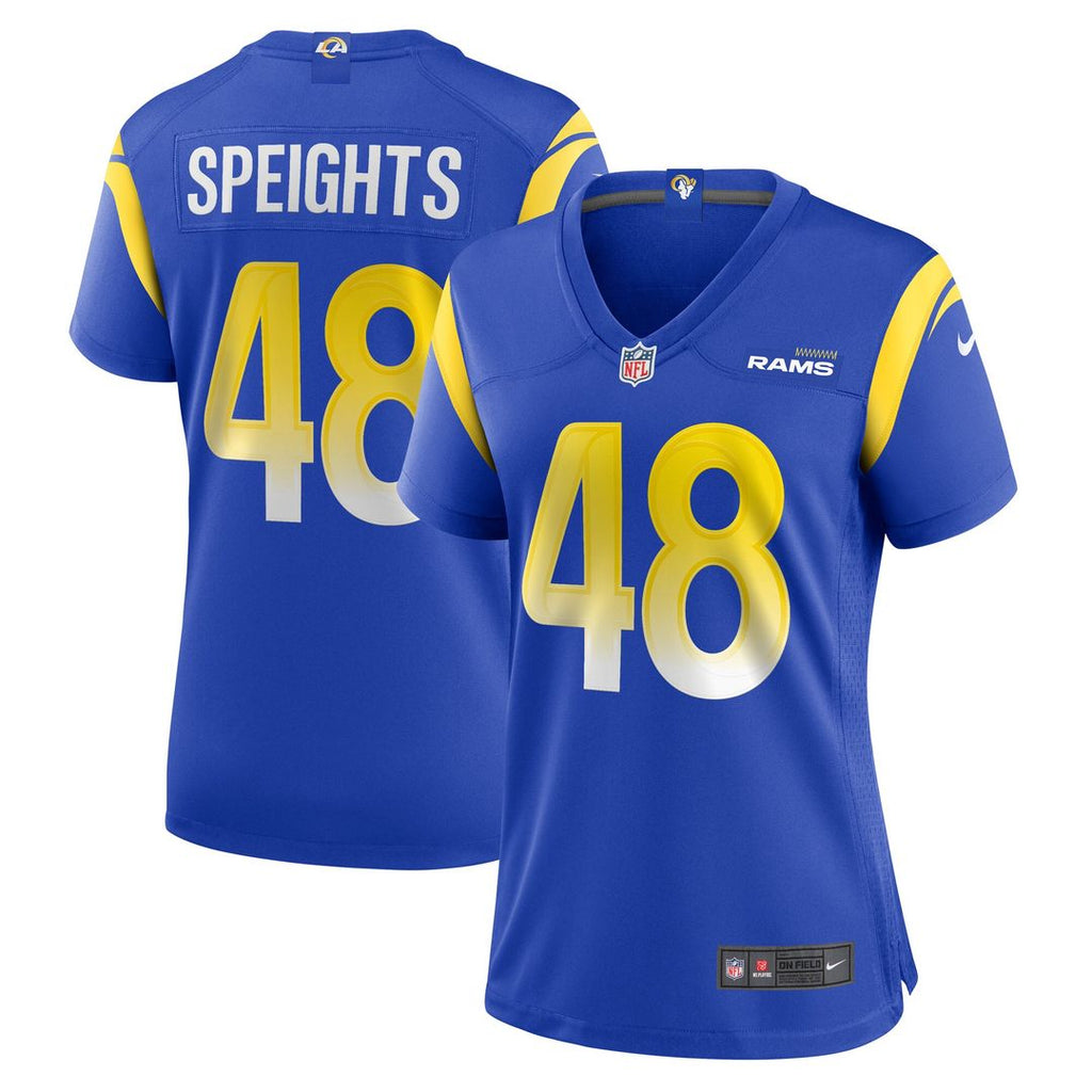 Omar Speights Los Angeles Rams Nike Women's Game Jersey -  Royal