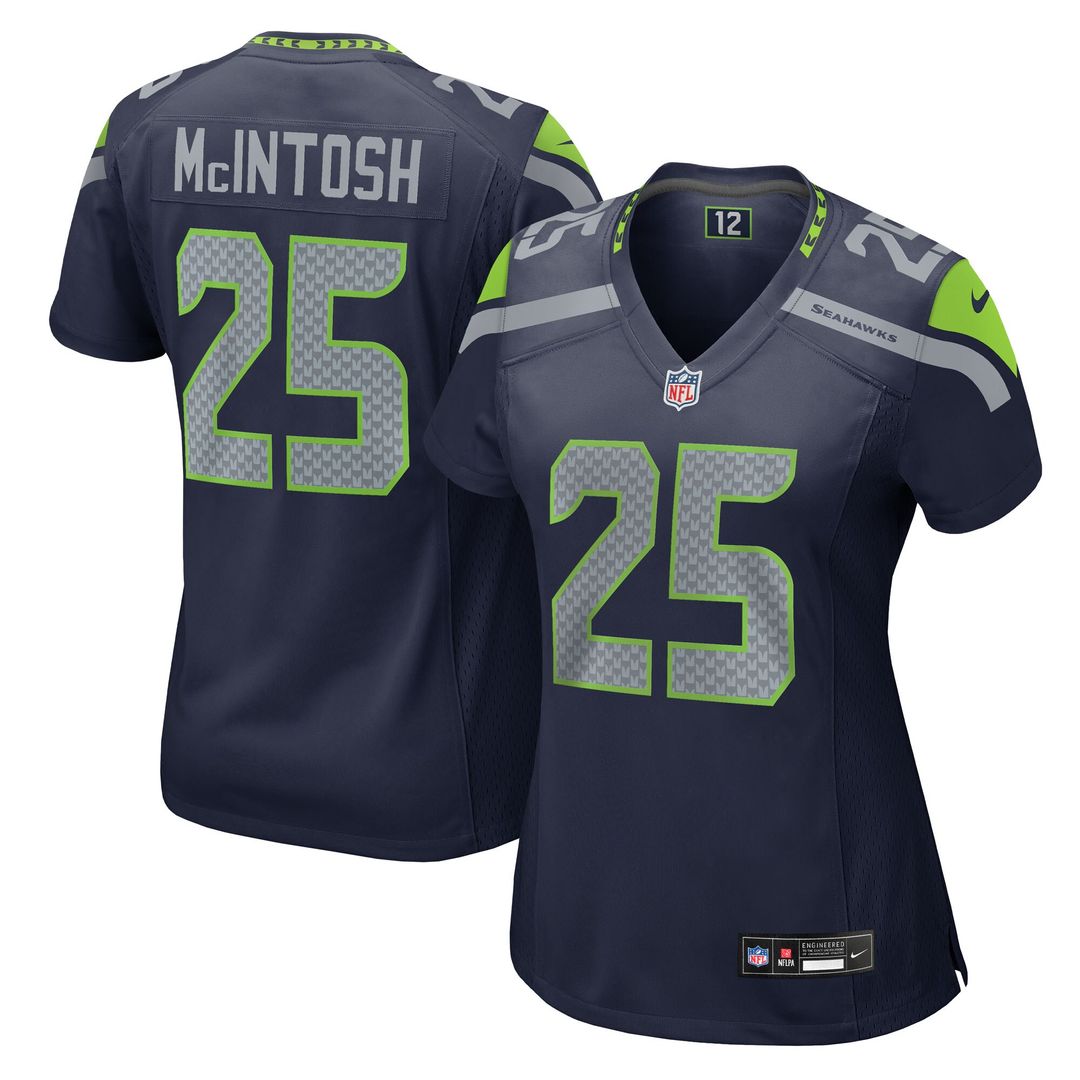 Kenny McIntosh Seattle Seahawks Nike Women's Team Game Jersey -  College Navy