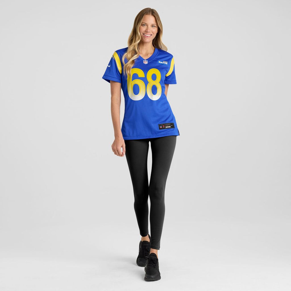 David Quessenberry Los Angeles Rams Nike Women's Team Game Jersey -  Royal