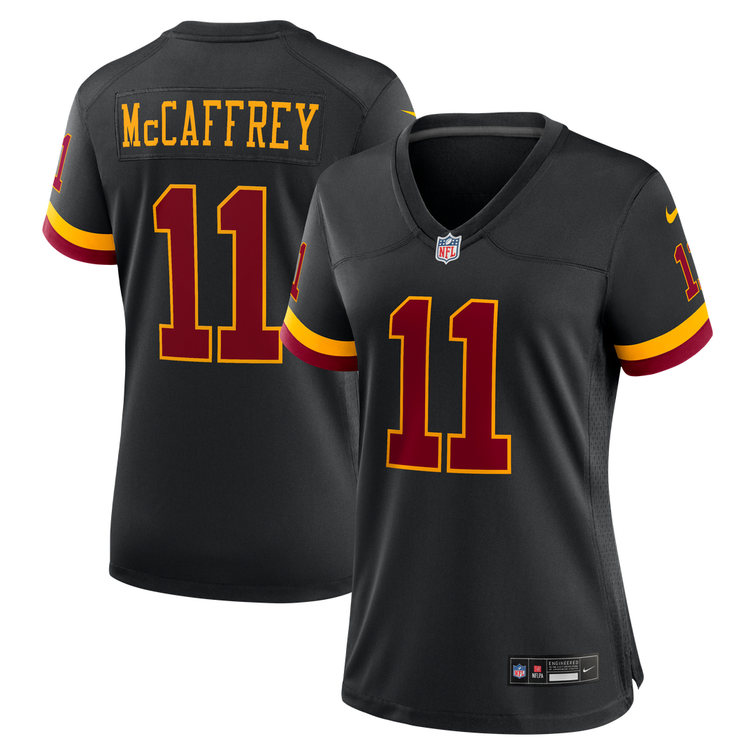 Luke McCaffrey Washington Commanders Nike Women's Game Super Bowl Era Jersey - White