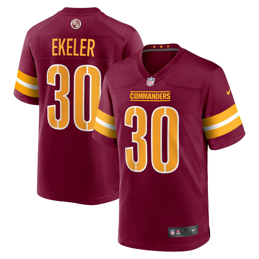 Austin Ekeler Washington Commanders Nike Game Super Bowl Era Jersey - White