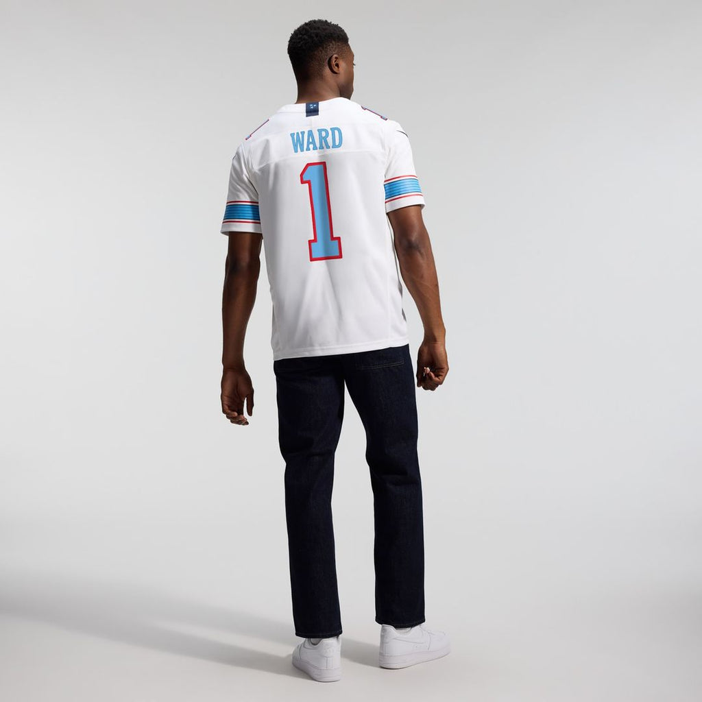 Cameron Ward Tennessee Titans Nike Vapor F.U.S.E. Stitched Limited Jersey - White