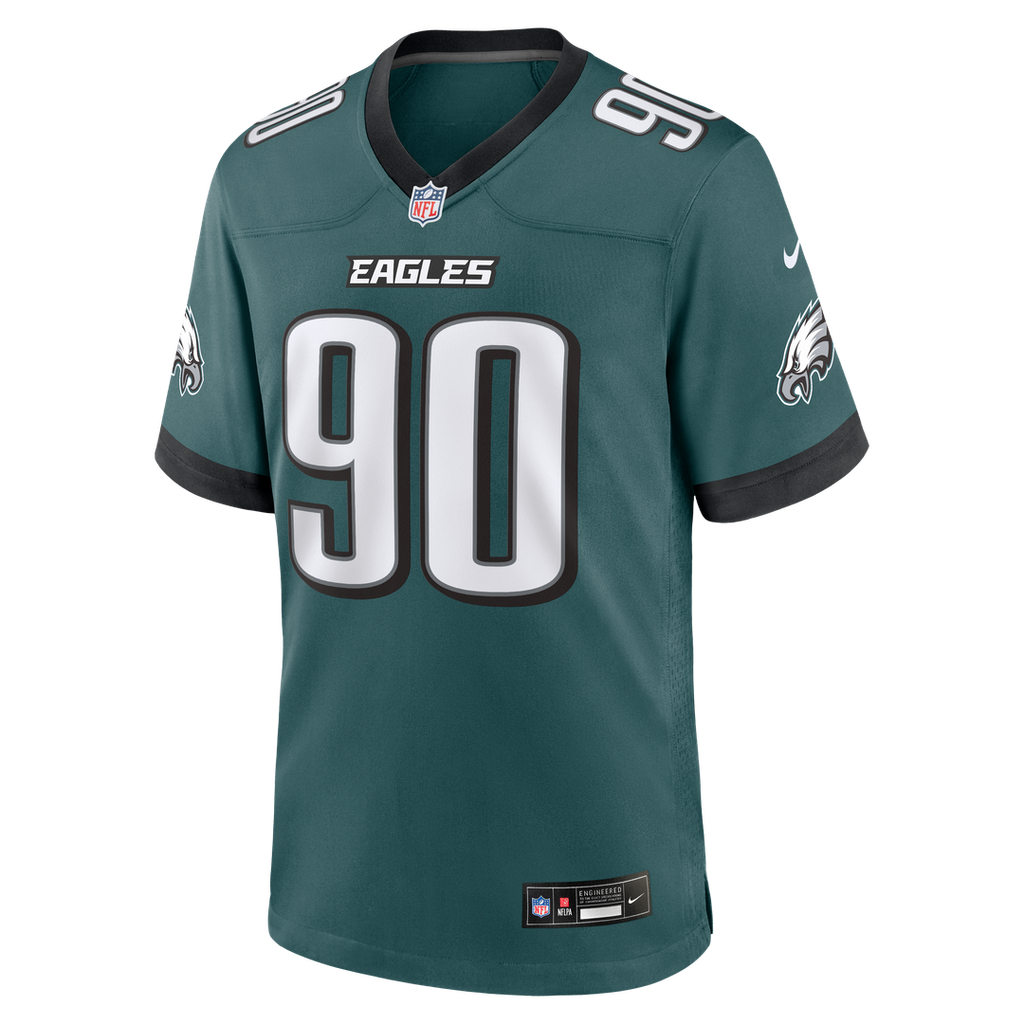 Jordan Davis Philadelphia Eagles Nike Alternate Game Jersey - Kelly Green