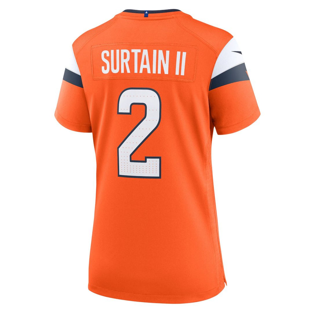 Patrick Surtain II Denver Broncos Nike Women's Alternate Game Jersey - Navy