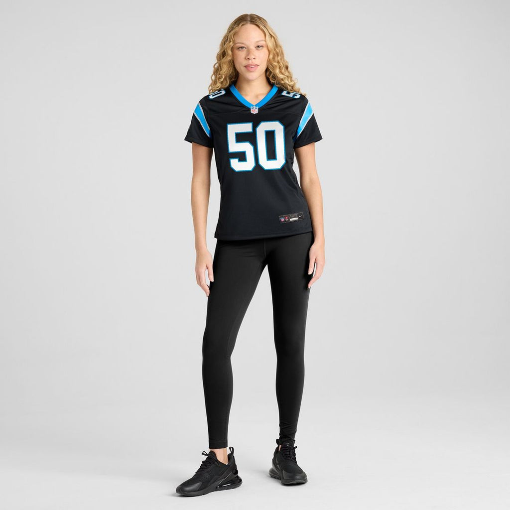 Robert Hunt Carolina Panthers Nike Women's  Game Jersey -  Black