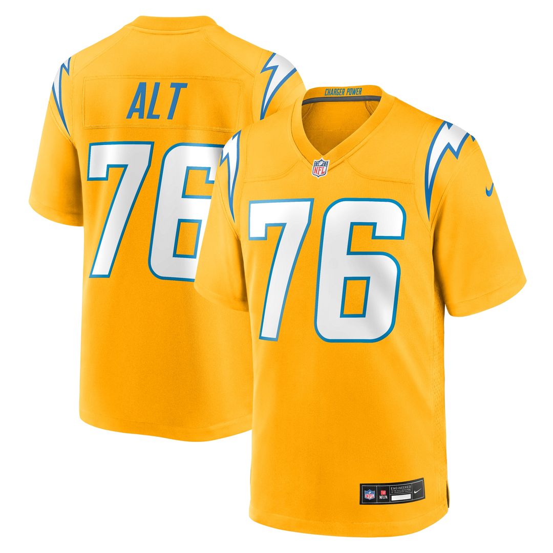 Joe Alt Los Angeles Chargers Nike  Player Game Jersey - Powder Blue