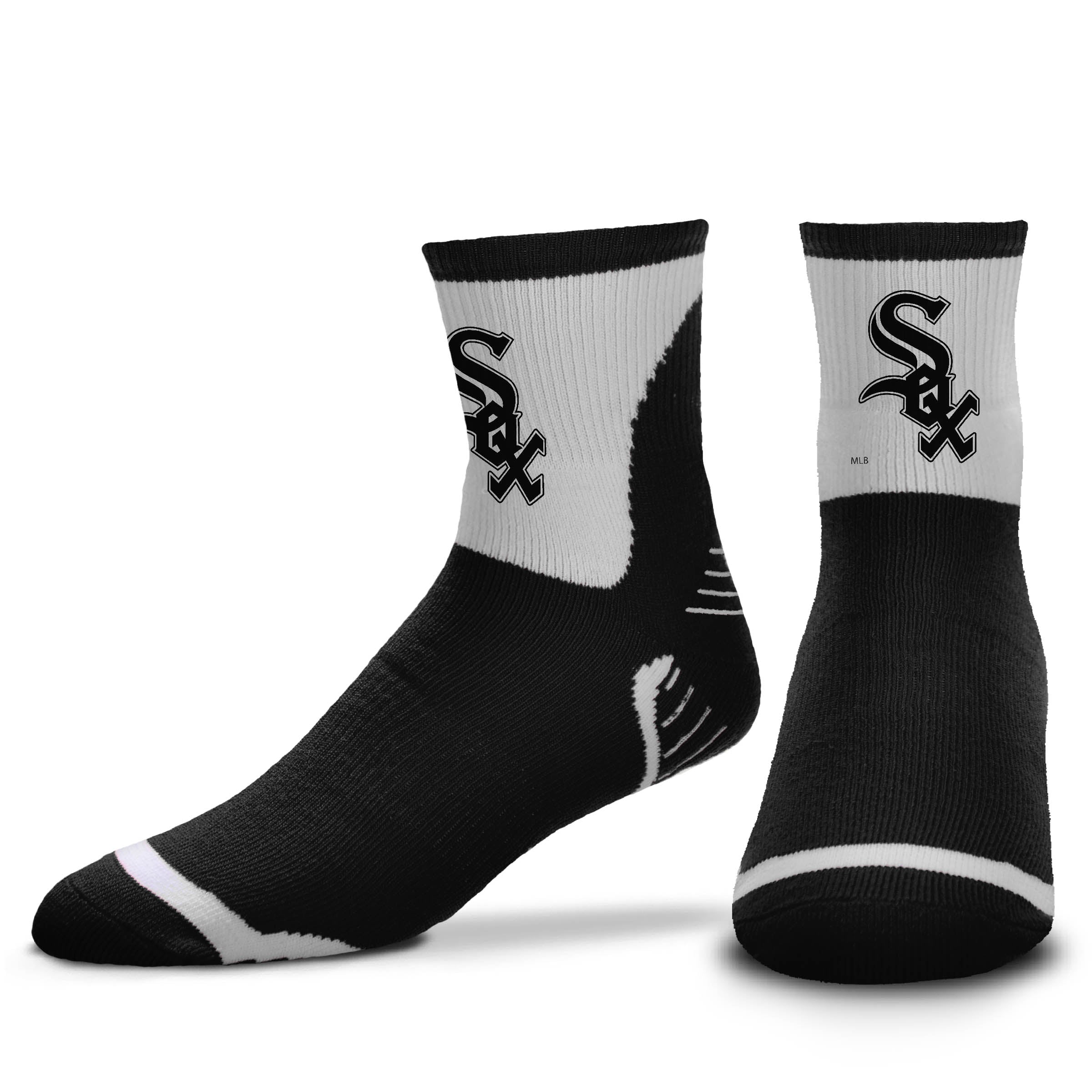 Men s Chicago White Sox SURGE FBF Crew Socks Official Sports Fan Gear Official NFL Fan Gear Popular Style