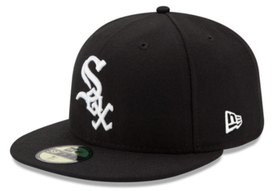 Men s Chicago White Sox New Era Black Game Authentic Collection On-Field 59FIFTY Fitted Hat Official Team Hat Sports Fan Cap Official NFL Team Hat
