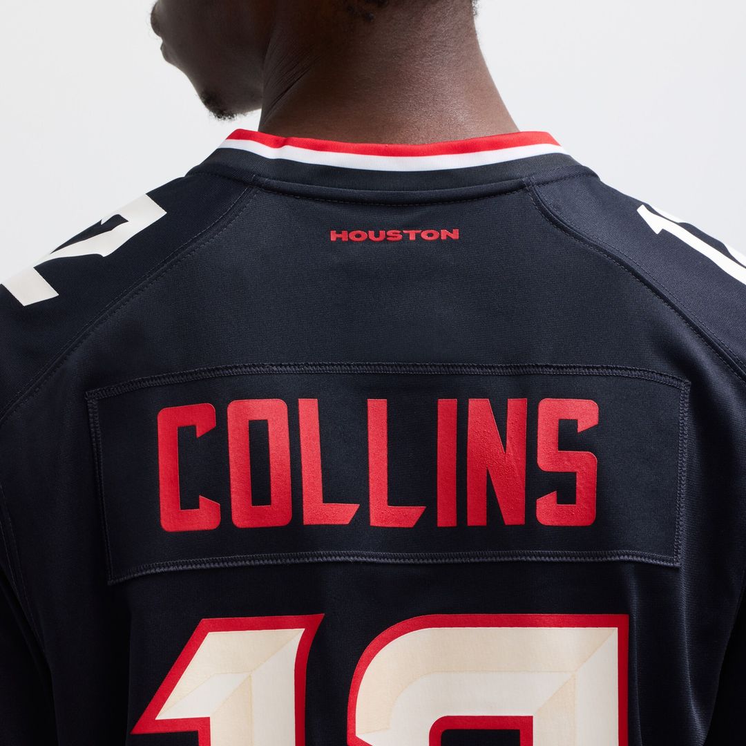 Nico Collins Houston Texans Nike Game Jersey - Navy