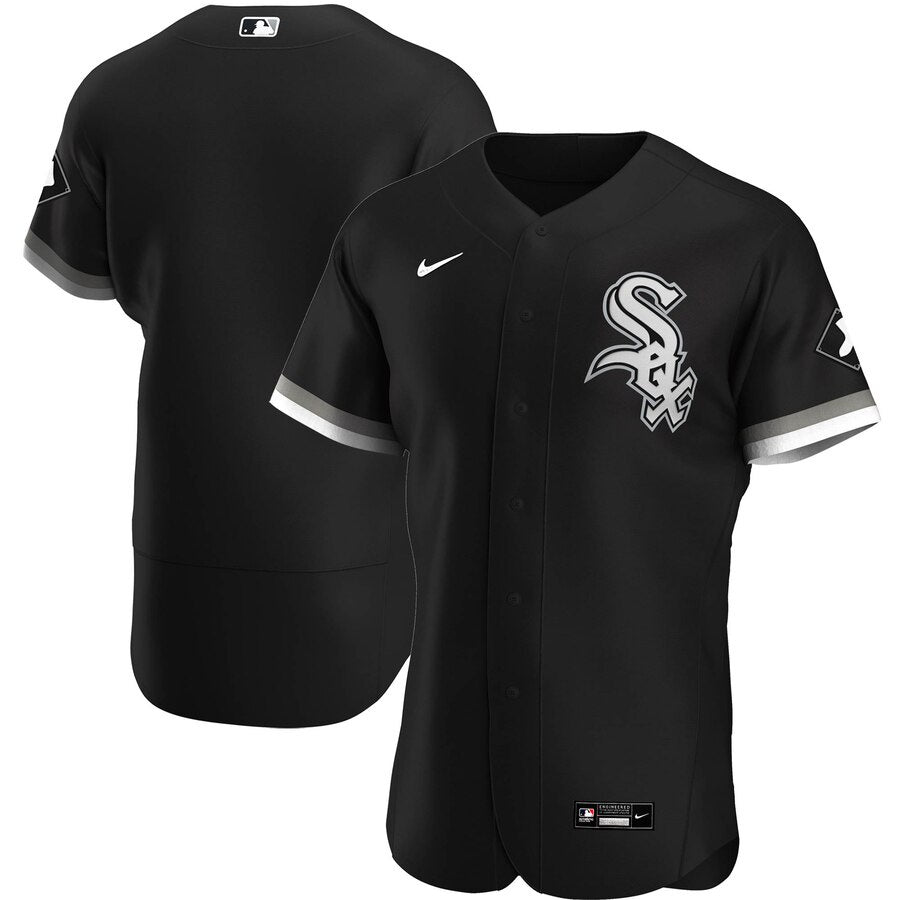 Men s Chicago White Sox Nike Black Alternate Authentic Official Team Jersey Sports Fan Apparel Official NFL Team Jersey Football Fan Apparel