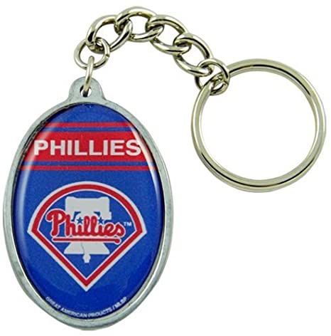 Philadelphia Phillies MLB Oval Keychain Official Sports Fan Gear Official NFL Fan Gear Popular Style