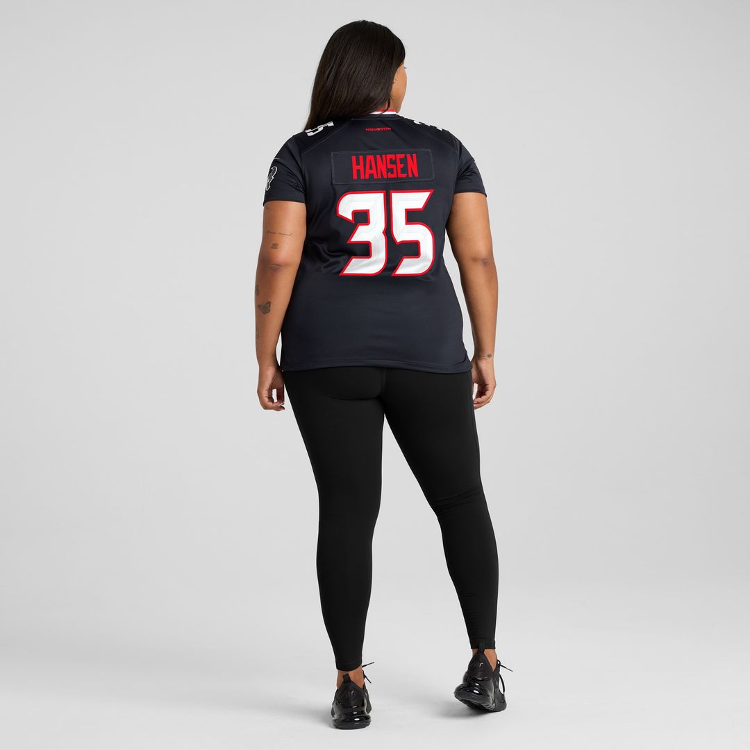 Jake Hansen Houston Texans Nike Women's Team Game Jersey -  Navy