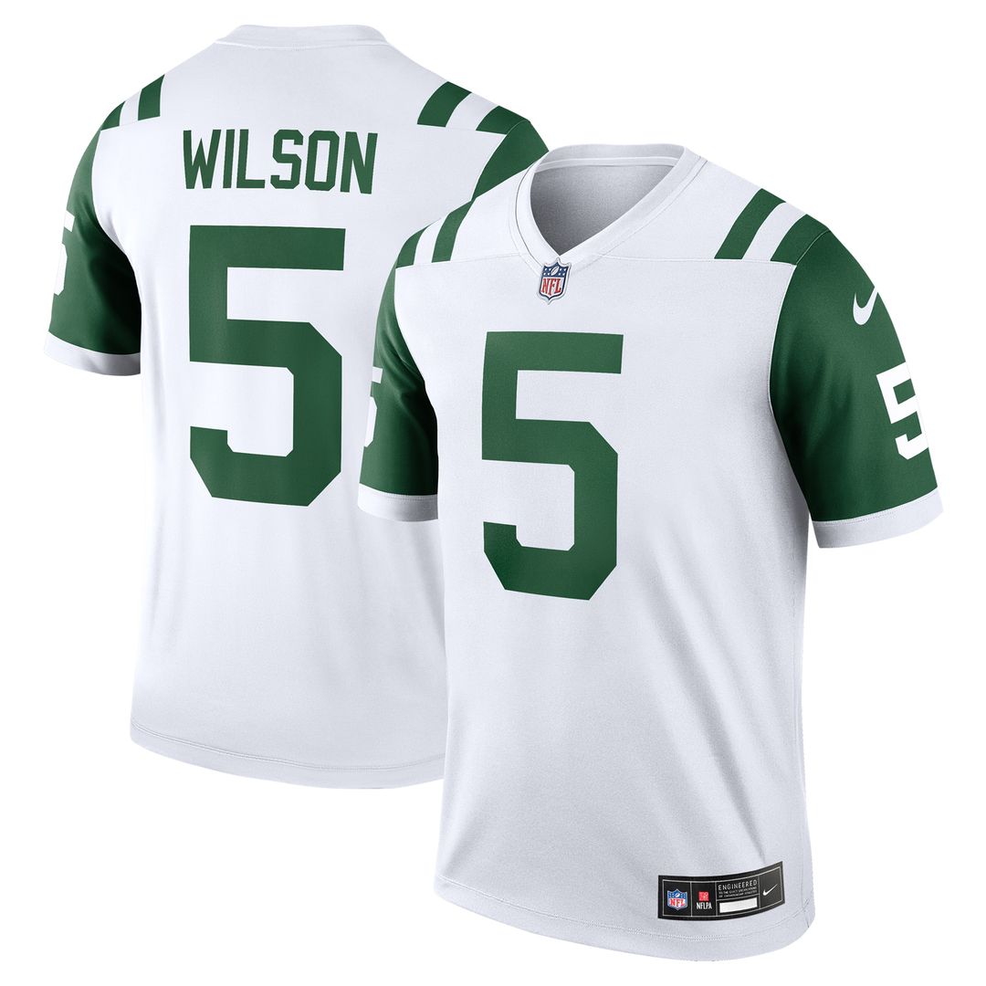 Garrett Wilson New York Jets Nike Legend Player Performance Top - White