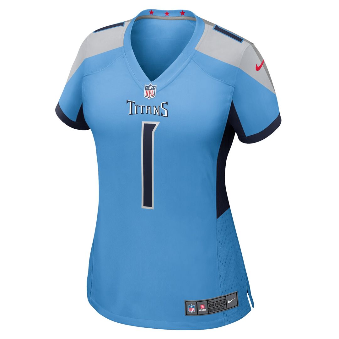 Cameron Ward Tennessee Titans Nike Women's Team Game Jersey - Light Blue