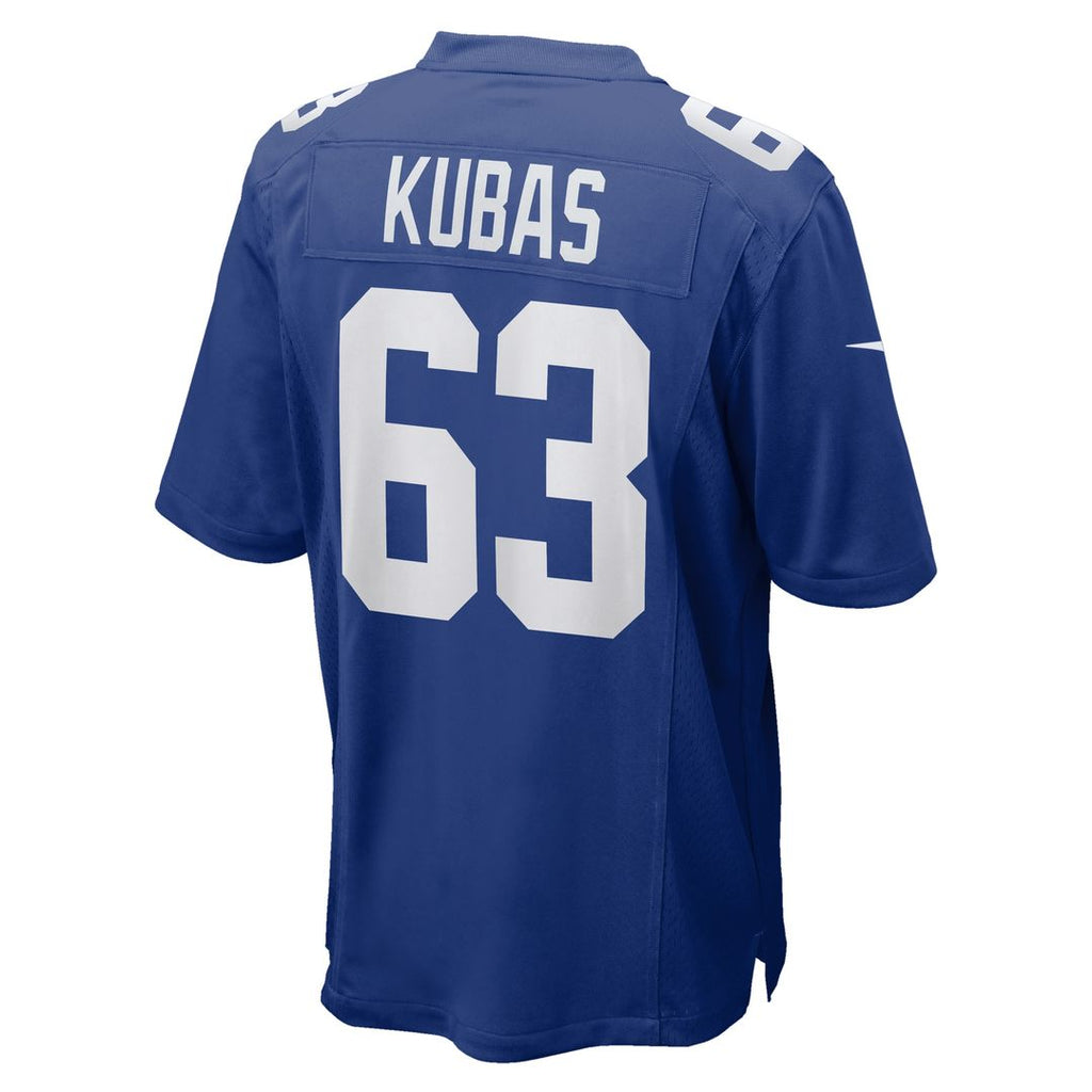 Jake Kubas New York Giants Nike Team Game Jersey -  Royal