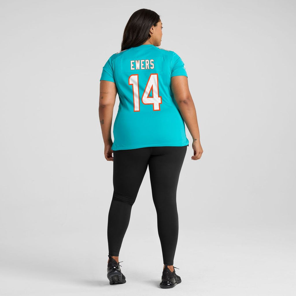 Quinn Ewers Miami Dolphins Nike Women's Team Game Jersey -  Aqua