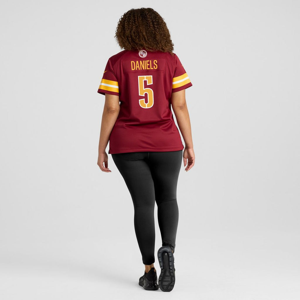 Jayden Daniels Washington Commanders Nike Women's  Player Game Jersey - Burgundy