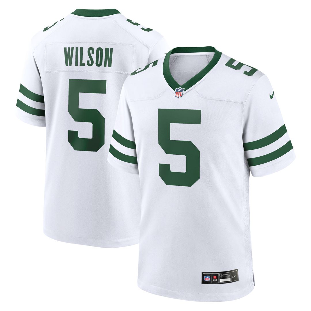 Garrett Wilson New York Jets Nike Alternate Game Jersey - Legacy Black