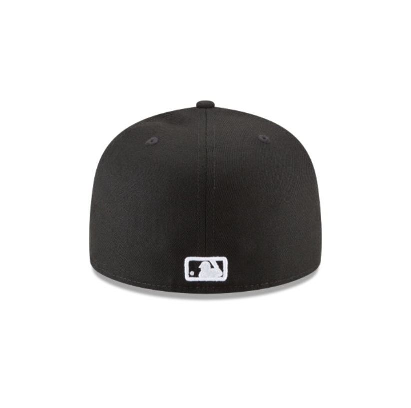 Los Angeles Dodgers MLB Basic 59FIFTY Fitted New Era Black White Official Team Hat Sports Fan Cap Official NFL Team Hat Football Fan Cap