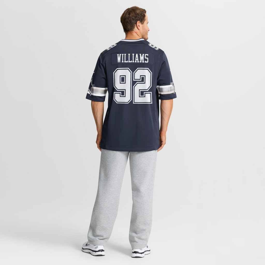 Quinnen Williams Dallas Cowboys Nike Team Game Jersey - Navy