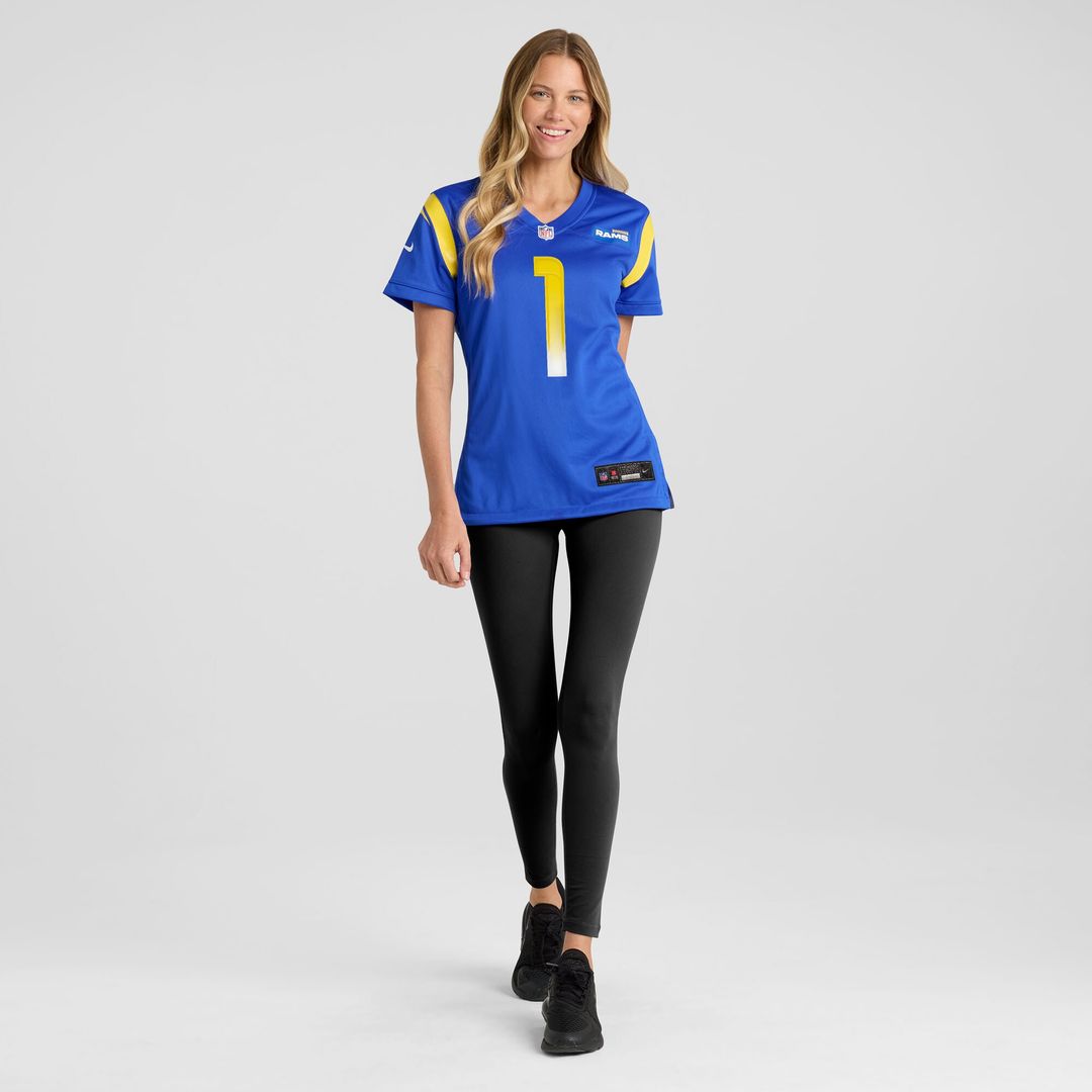 Emmanuel Forbes Jr. Los Angeles Rams Nike Women's Team Game Jersey -  Royal