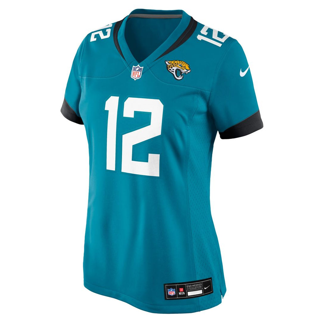 Travis Hunter Jacksonville Jaguars Nike Women's Team Game Jersey - Teal