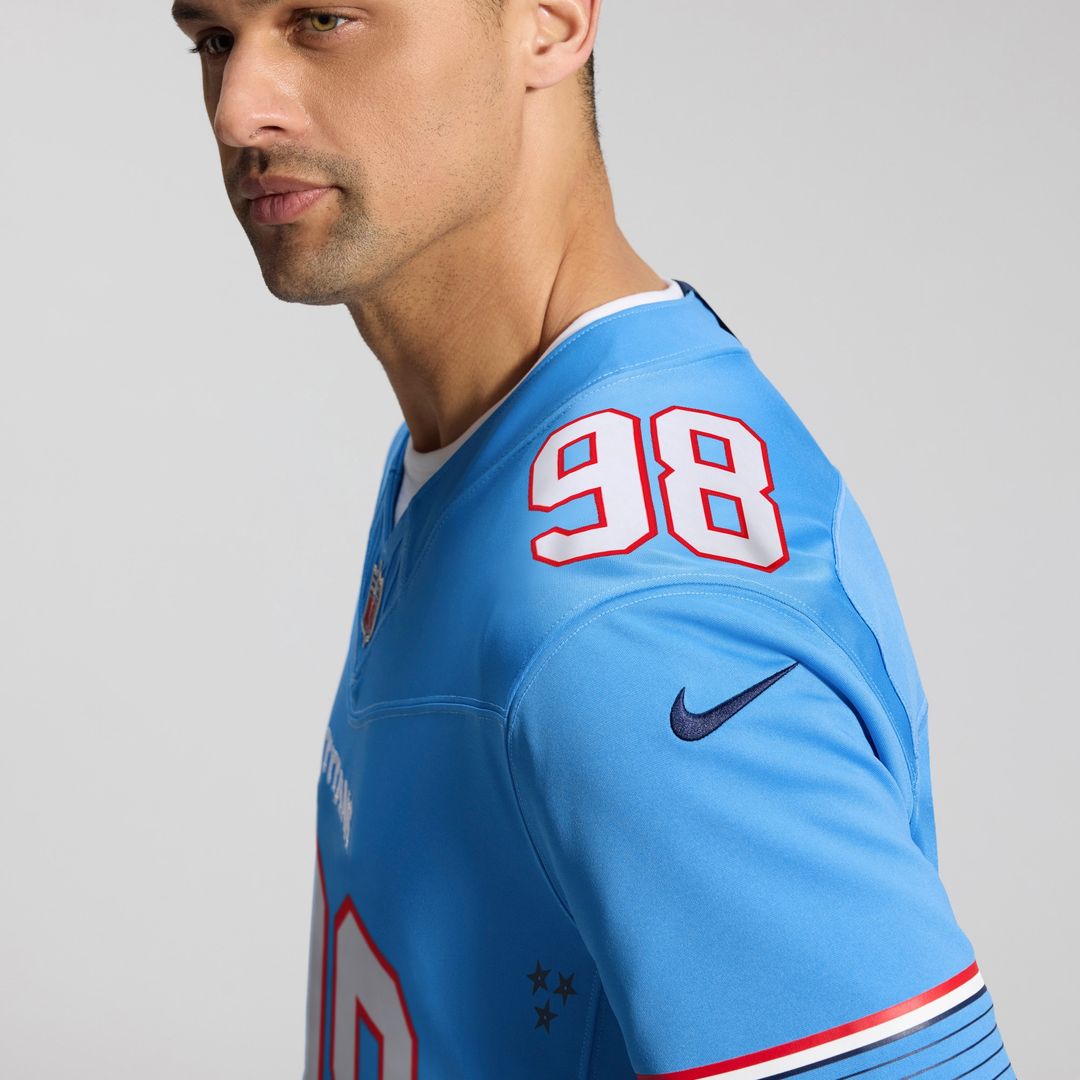 Jeffery Simmons Tennessee Titans Nike Vapor F.U.S.E. Stitched Limited Jersey - White