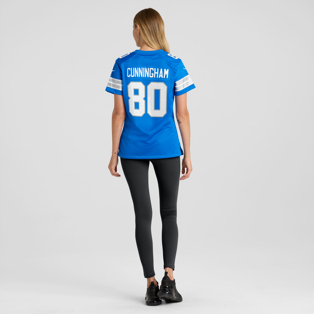 Malik Cunningham Detroit Lions Nike Women's Team Game Jersey -  Blue