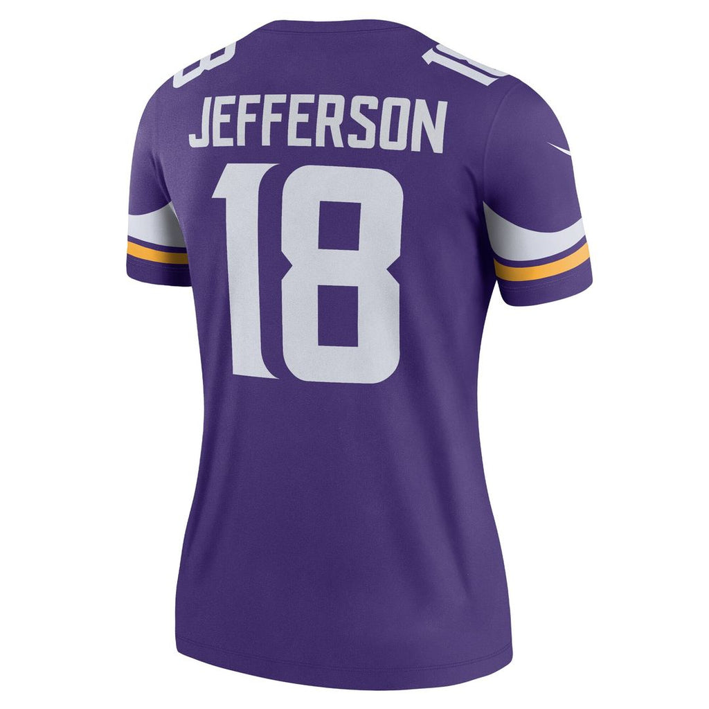 Justin Jefferson Minnesota Vikings Nike Women's Legend Player Performance Top -  Purple