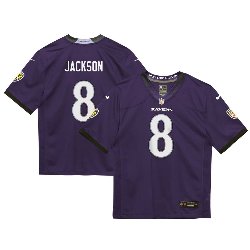 Lamar Jackson Baltimore Ravens Nike Preschool Team Game Jersey - Purple