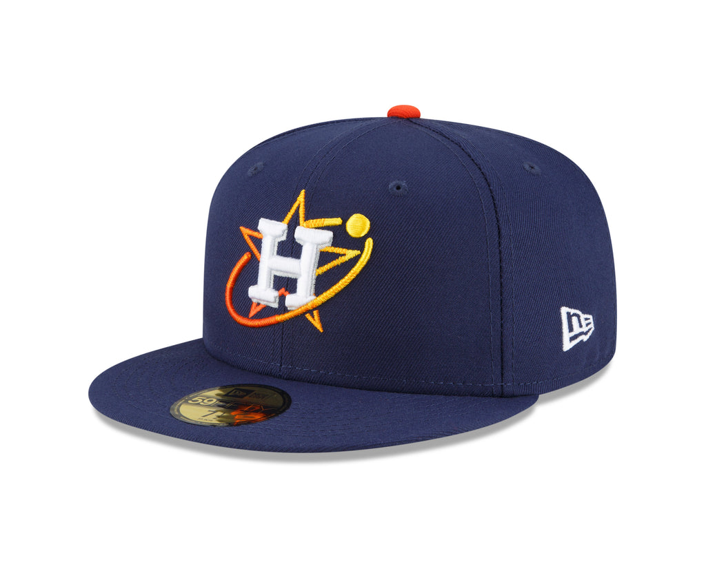 Men s Houston Astros New Era Navy City Connect 59FIFTY Fitted Hat Official Team Hat Sports Fan Cap Official NFL Team Hat Football Fan Cap