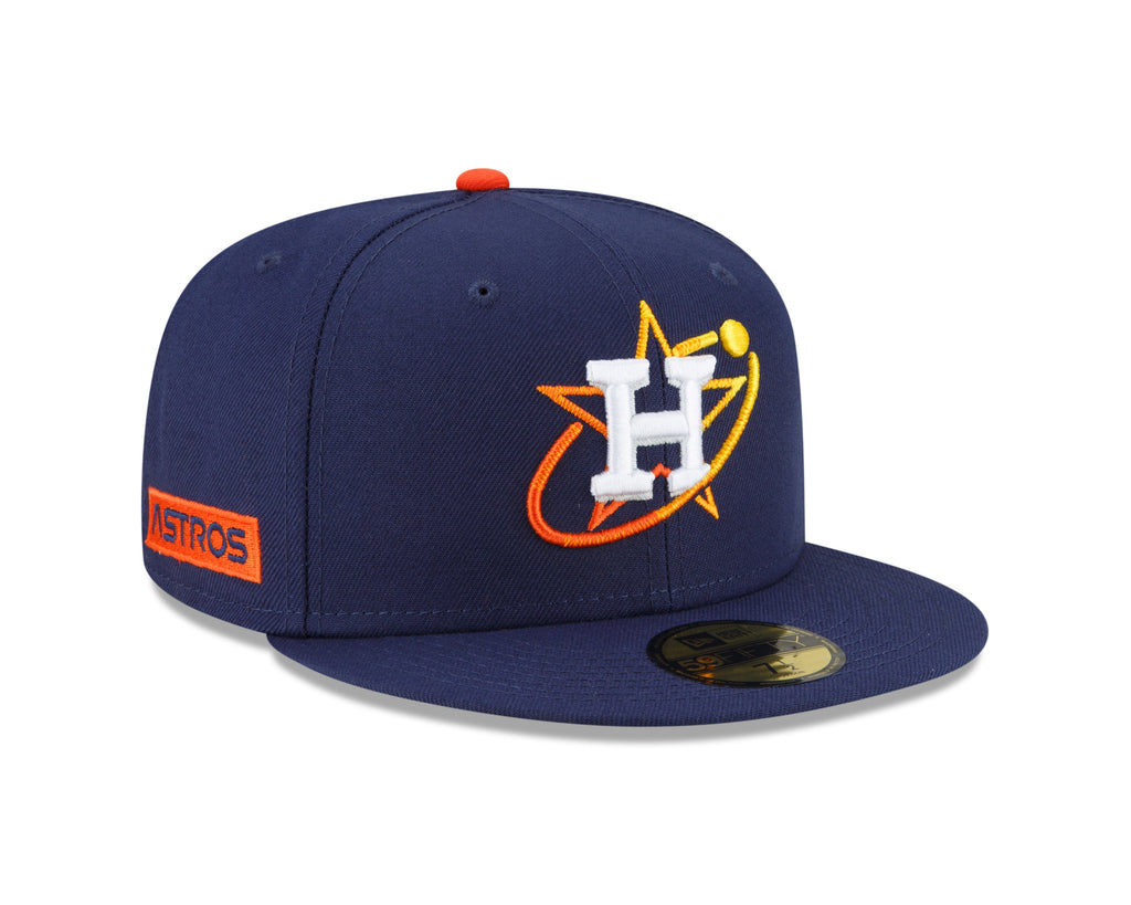 Men s Houston Astros New Era Navy City Connect 59FIFTY Fitted Hat Official Team Hat Sports Fan Cap Official NFL Team Hat Football Fan Cap