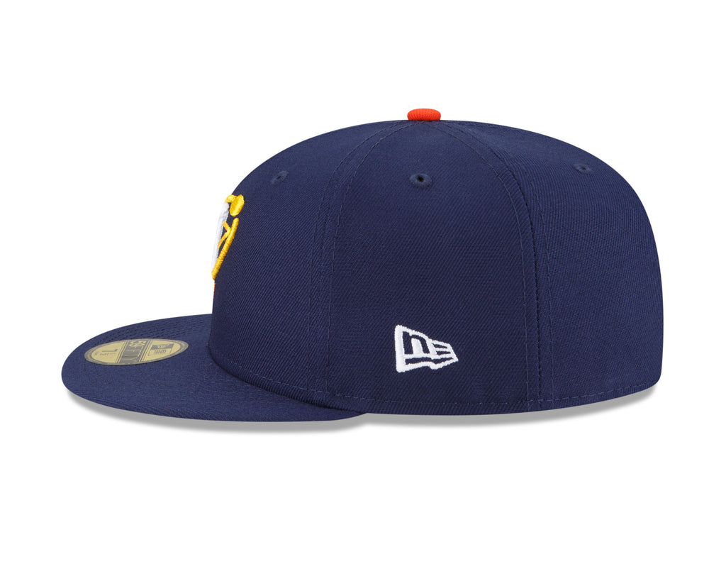 Men s Houston Astros New Era Navy City Connect 59FIFTY Fitted Hat Official Team Hat Sports Fan Cap Official NFL Team Hat Football Fan Cap