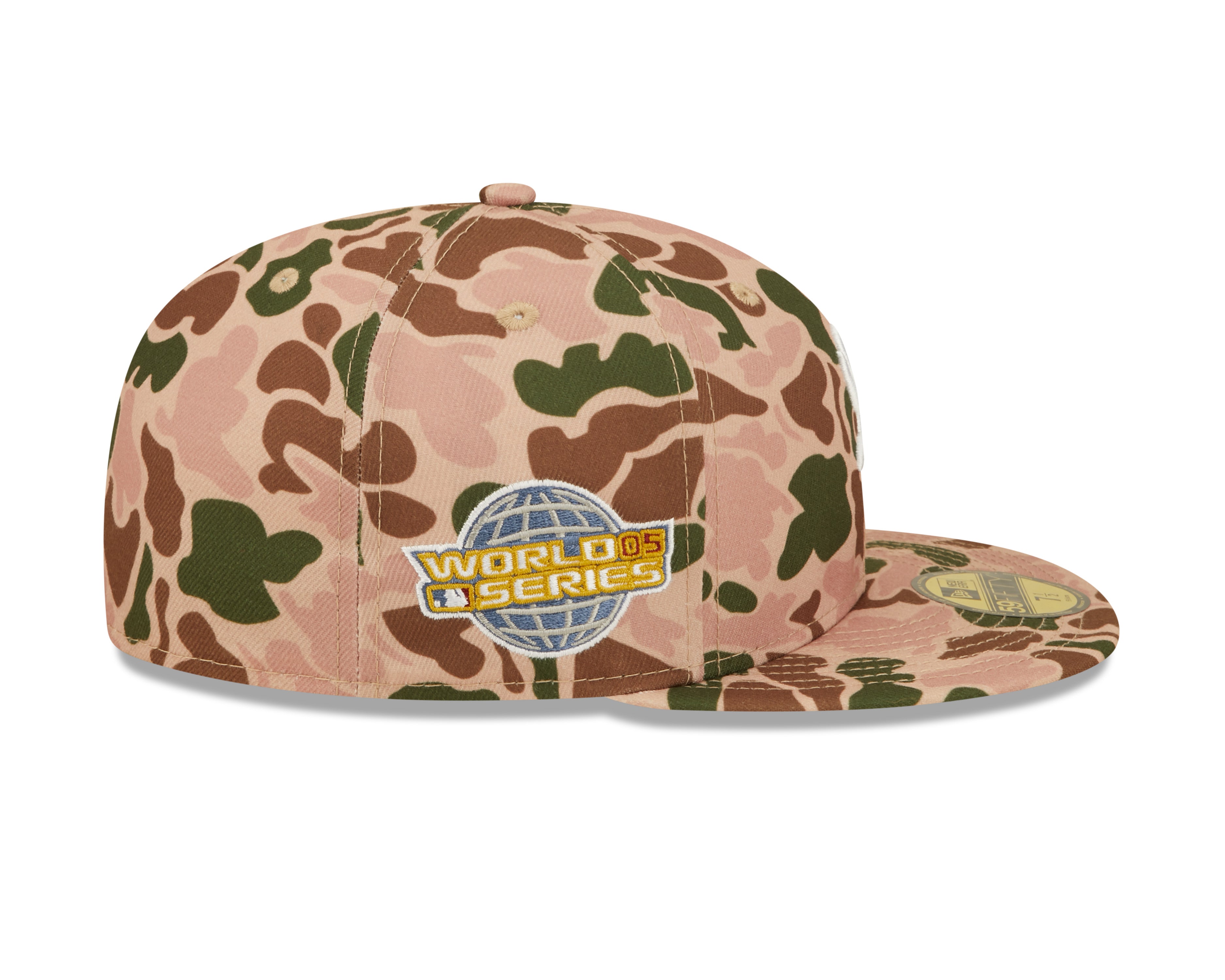 Chicago White Sox New Era 2005 World Series Duck Camo 59FIFTY Fitted Hat Official Team Hat Sports Fan Cap Official NFL Team Hat Football Fan Cap