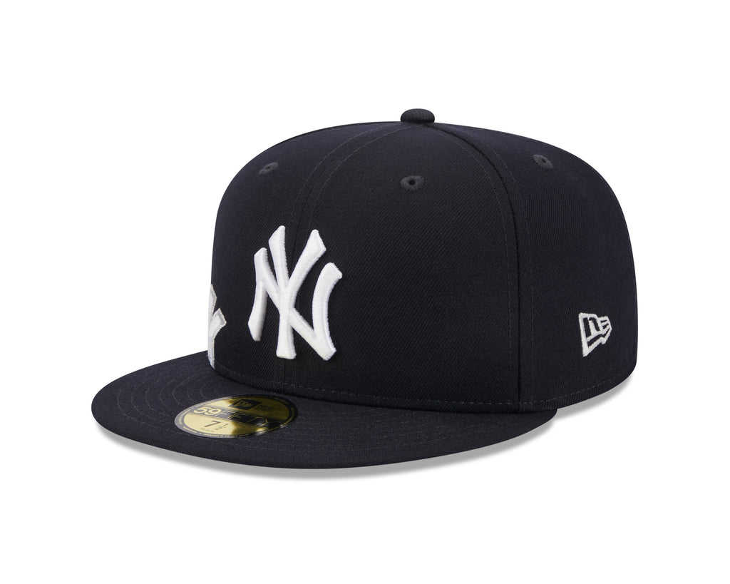 New York Yankees New Era Navy Arch 59FIFTY Fitted Hat Official Team Hat Sports Fan Cap Official NFL Team Hat Football Fan Cap